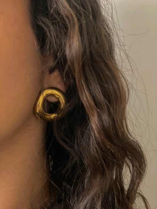 Anneaux d’Élégance - Boucles d’Oreilles en Acier inoxydable