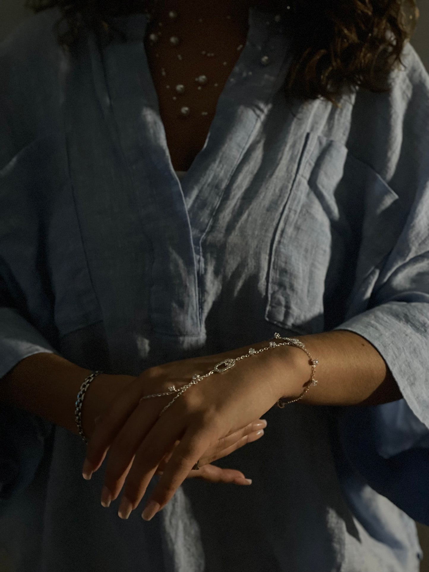 Bracelet de main Acier inoxydable