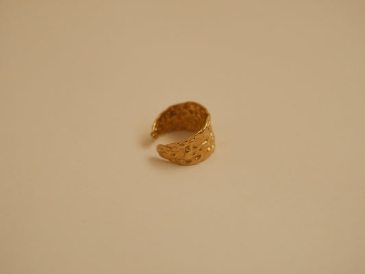 Bague Ondes en Acier inoxydable - LYDIA