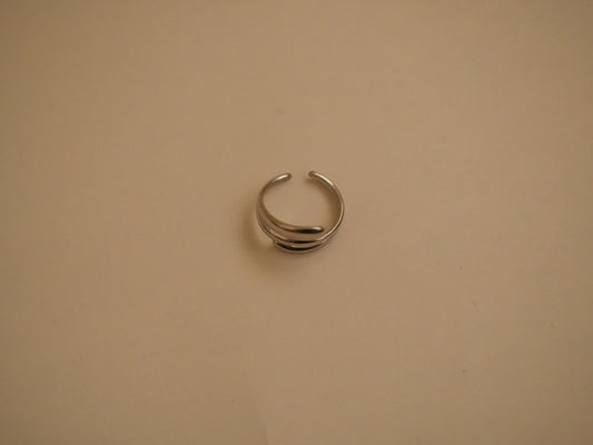 Bague Spirale en Acier inoxydable - LYDIA