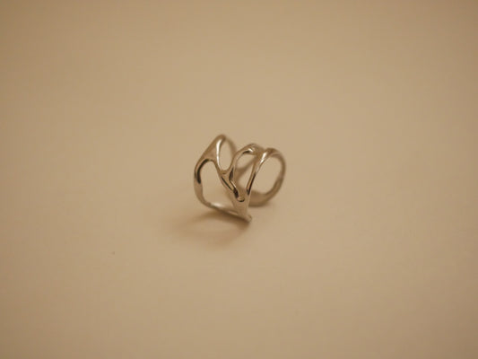 Bague Morphée en Acier inoxydable Argenté - LYDIA