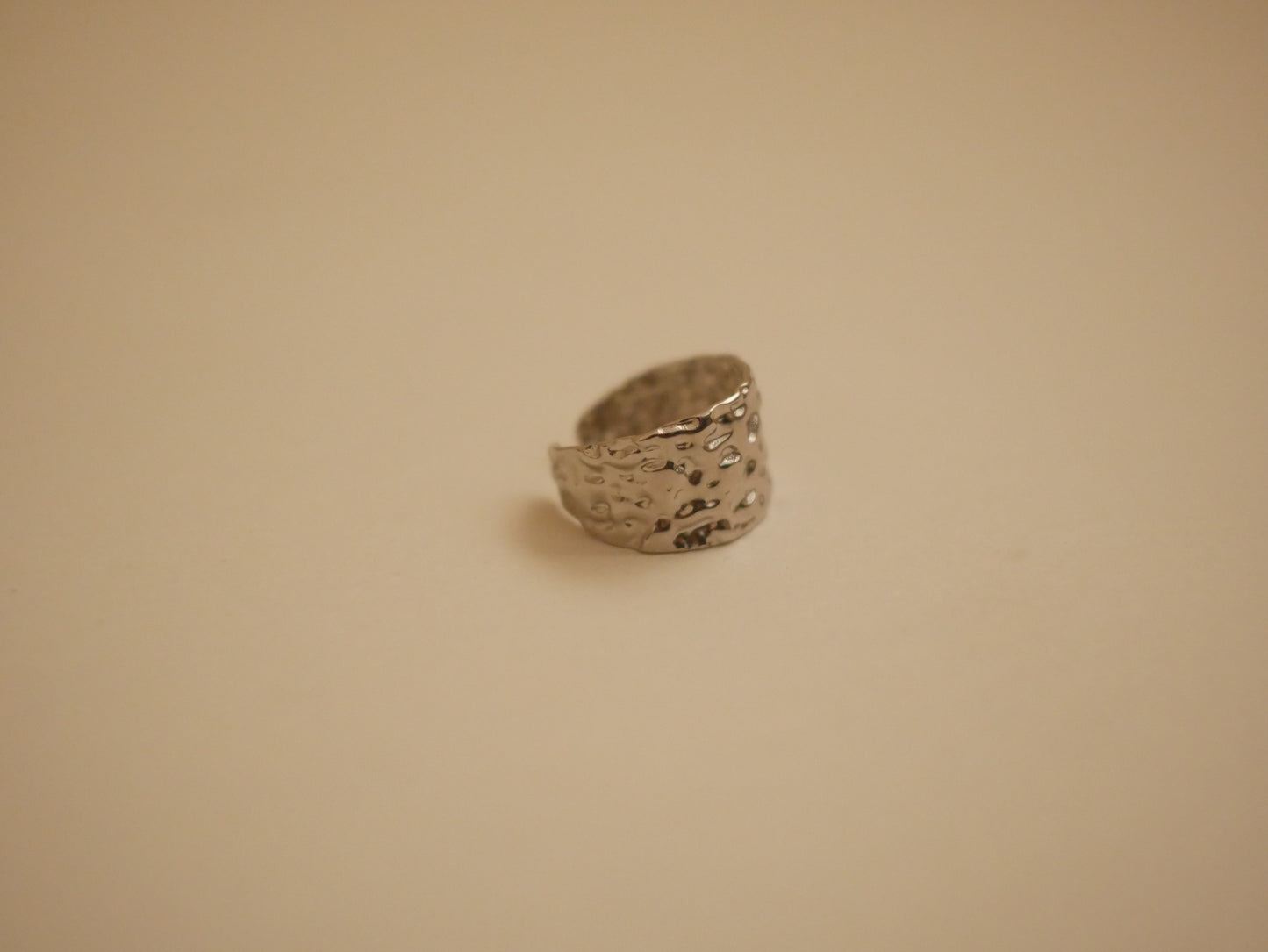 Bague Ondes en Acier inoxydable - LYDIA