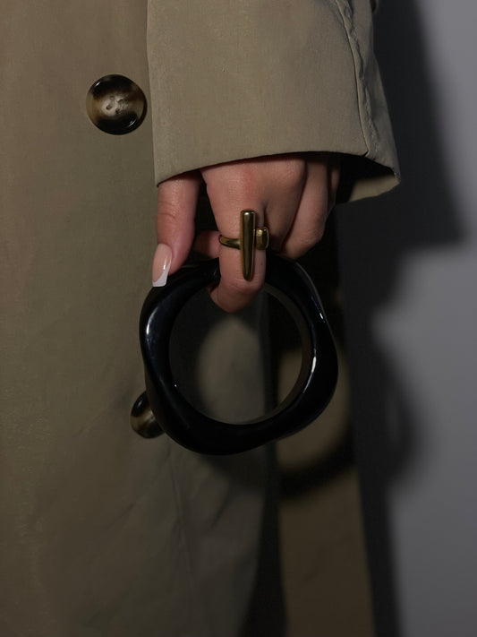 Bracelet résine noir