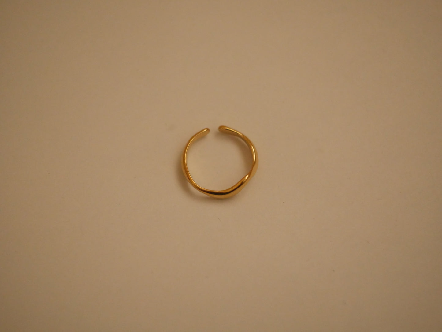 Bague Vague en Acier inoxydable - LYDIA