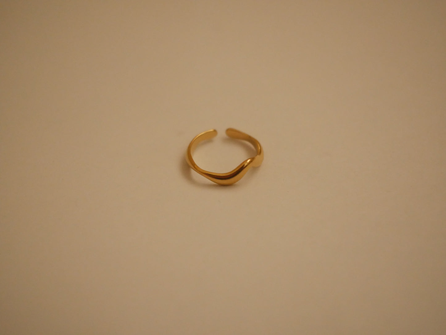 Bague Vague en Acier inoxydable - LYDIA