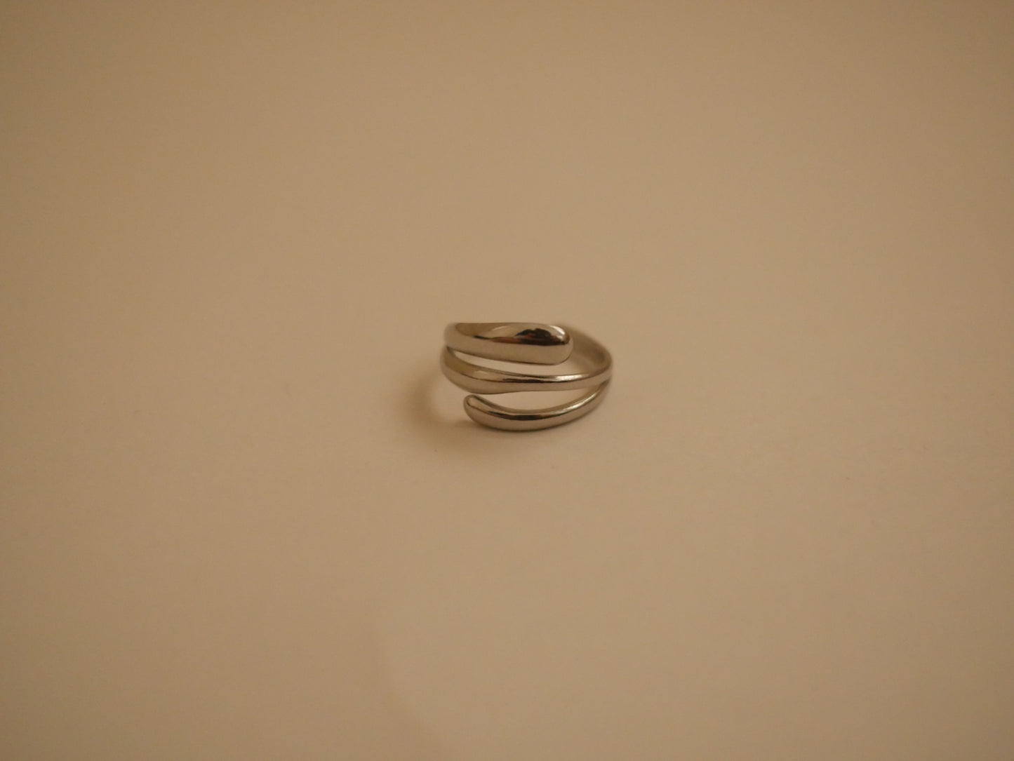 Bague Spirale en Acier inoxydable - LYDIA