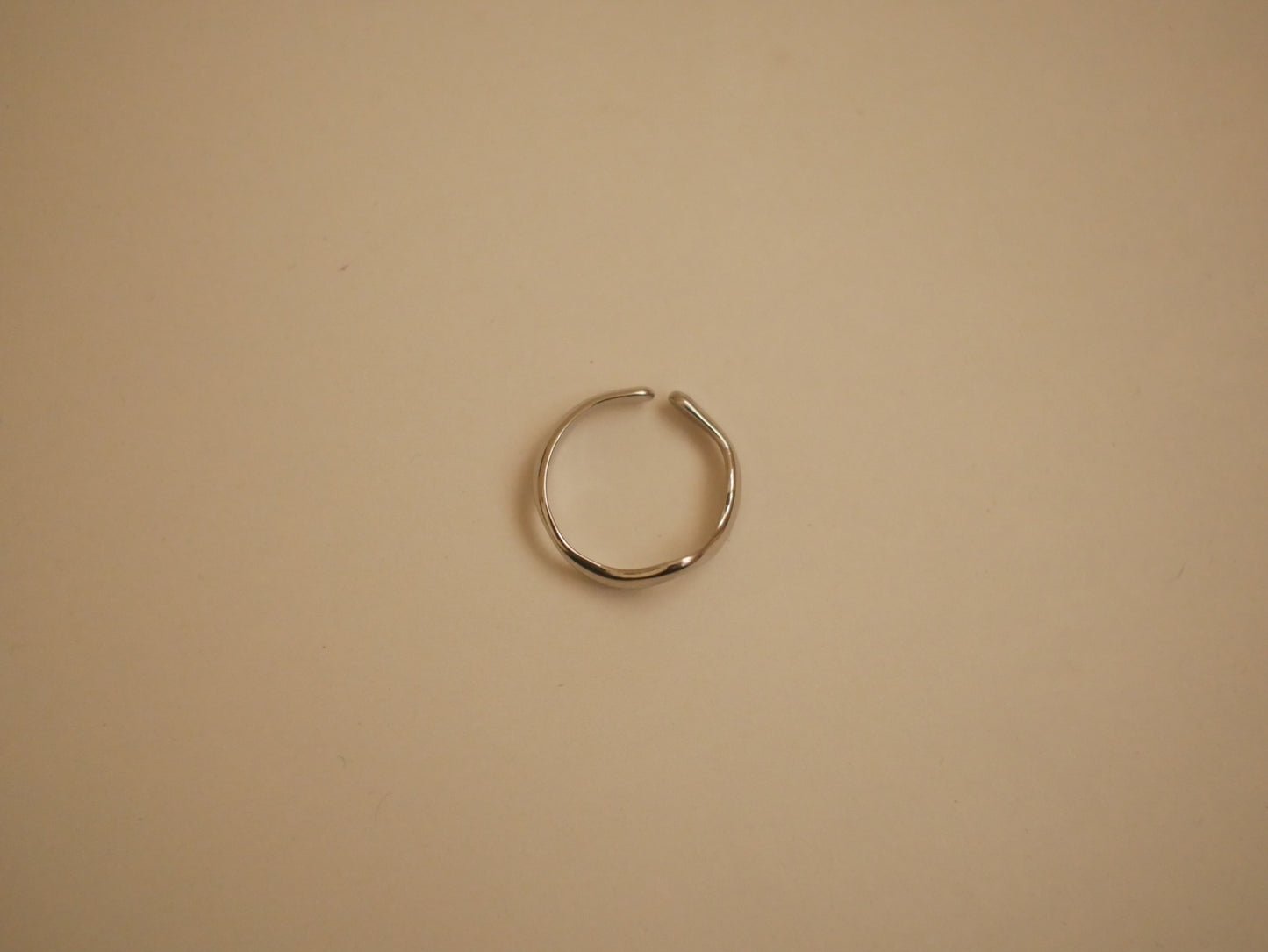 Bague Vague en Acier inoxydable - LYDIA